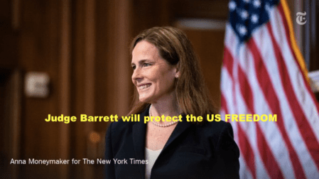 Congratulations to Judge Amy Coney Barrett for her confirmation!